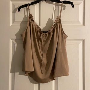 NWOT Express Satin Square Neck Adjustable Cami